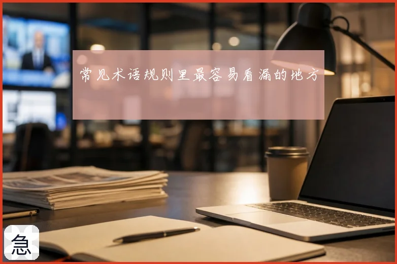 常见术语规则里最容易看漏的地方